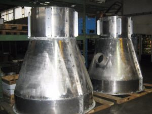 coni in alluminio puro per alta tensione